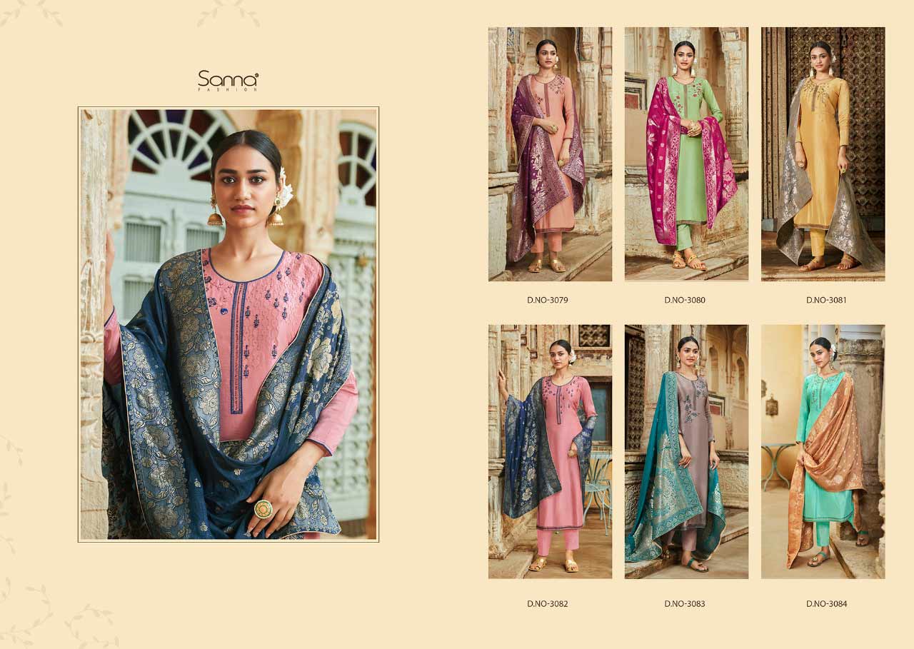 Sanna Silk Jacquard Premium Collection Of Salwar Suit Sanna Silk Jacquard Premium Collection Of Salwar Suit